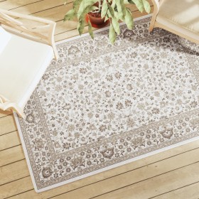 vidaXL Teppich Kurzflor Mehrfarbig 120x180 cm Rutschfest