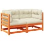 vidaXL 2-tlg. Garten-Sofagarnitur mit Kissen Wachsbraun Kiefernholz vidaXL 2-tlg. Garten-Sofagarnitur mit Kissen Wachsbraun Kiefernholz