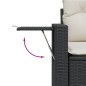 vidaXL 10-tlg. Garten-Sofagarnitur mit Kissen Schwarz Poly Rattan vidaXL 10-tlg. Garten-Sofagarnitur mit Kissen Schwarz Poly Rattan