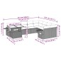 vidaXL 10-tlg. Garten-Sofagarnitur mit Kissen Schwarz Poly Rattan vidaXL 10-tlg. Garten-Sofagarnitur mit Kissen Schwarz Poly Rattan
