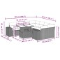 vidaXL 9-tlg. Garten-Sofagarnitur mit Kissen Schwarz Poly Rattan vidaXL 9-tlg. Garten-Sofagarnitur mit Kissen Schwarz Poly Rattan