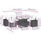 vidaXL 8-tlg. Garten-Sofagarnitur mit Kissen Schwarz Poly Rattan vidaXL 8-tlg. Garten-Sofagarnitur mit Kissen Schwarz Poly Rattan