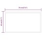 vidaXL LED-Badspiegel 70x40 cm vidaXL LED-Badspiegel 70x40 cm