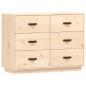 vidaXL Sideboard 100x40x75 cm Massivholz Kiefer vidaXL Sideboard 100x40x75 cm Massivholz Kiefer