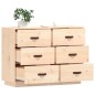 vidaXL Sideboard 100x40x75 cm Massivholz Kiefer vidaXL Sideboard 100x40x75 cm Massivholz Kiefer