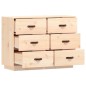 vidaXL Sideboard 100x40x75 cm Massivholz Kiefer vidaXL Sideboard 100x40x75 cm Massivholz Kiefer