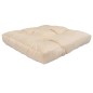 vidaXL Paletten-Ottomane mit Kissen in Sandfarben Holz Honigbraun vidaXL Paletten-Ottomane mit Kissen in Sandfarben Holz Honigbraun