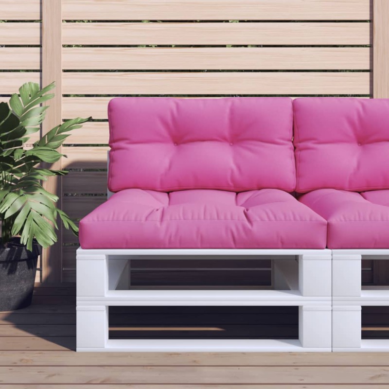 vidaXL Palettenkissen 2-tlg. Rosa Stoff vidaXL Palettenkissen 2-tlg. Rosa Stoff