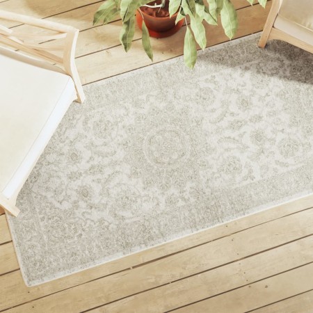 vidaXL Teppich Kurzflor Mehrfarbig 80x300 cm Rutschfest