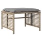 vidaXL 4-tlg. Garten-Sofagarnitur mit Kissen Beige Poly Rattan Glas vidaXL 4-tlg. Garten-Sofagarnitur mit Kissen Beige Poly Rattan Glas