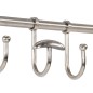 vidaXL Wandgarderobe mit Kleiderhaken & Spiegel Aluminium vidaXL Wandgarderobe mit Kleiderhaken & Spiegel Aluminium