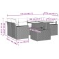 vidaXL 7-tlg. Garten-Sofagarnitur mit Kissen Schwarz Poly Rattan vidaXL 7-tlg. Garten-Sofagarnitur mit Kissen Schwarz Poly Rattan