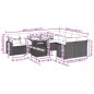 vidaXL 10-tlg. Garten-Sofagarnitur mit Kissen Schwarz Poly Rattan vidaXL 10-tlg. Garten-Sofagarnitur mit Kissen Schwarz Poly Rattan