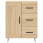 Highboard Sonoma-Eiche 69,5x34x180 cm Holzwerkstoff Highboard Sonoma-Eiche 69,5x34x180 cm Holzwerkstoff