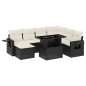 vidaXL 9-tlg. Garten-Sofagarnitur mit Kissen Schwarz Poly Rattan vidaXL 9-tlg. Garten-Sofagarnitur mit Kissen Schwarz Poly Rattan
