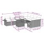 vidaXL 10-tlg. Garten-Sofagarnitur mit Kissen Schwarz Poly Rattan vidaXL 10-tlg. Garten-Sofagarnitur mit Kissen Schwarz Poly Rattan