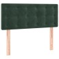vidaXL Boxspringbett mit Matratze Dunkelgrün 80x200 cm Samt vidaXL Boxspringbett mit Matratze Dunkelgrün 80x200 cm Samt