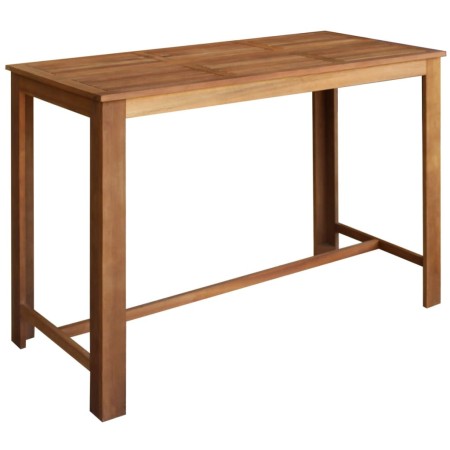 vidaXL Bartisch und Stuhl-Set 7-tlg. Akazienholz Massiv