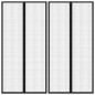 vidaXL Fliegengitter-Türvorhänge 2 Stk. Magnet Schwarz 220x100 cm vidaXL Fliegengitter-Türvorhänge 2 Stk. Magnet Schwarz 220x100 cm