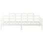 vidaXL Tagesbett Weiß Massivholz Kiefer 90x200 cm vidaXL Tagesbett Weiß Massivholz Kiefer 90x200 cm