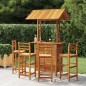 vidaXL 5-tlg. Gartenbar-Set Massivholz Akazie vidaXL 5-tlg. Gartenbar-Set Massivholz Akazie