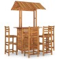 vidaXL 5-tlg. Gartenbar-Set Massivholz Akazie vidaXL 5-tlg. Gartenbar-Set Massivholz Akazie