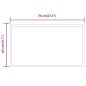 vidaXL LED-Badspiegel 40x70 cm vidaXL LED-Badspiegel 40x70 cm