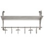 vidaXL Wandgarderobe mit Kleiderhaken Aluminium vidaXL Wandgarderobe mit Kleiderhaken Aluminium
