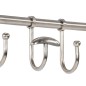 vidaXL Wandgarderobe mit Kleiderhaken Aluminium vidaXL Wandgarderobe mit Kleiderhaken Aluminium