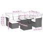vidaXL 8-tlg. Garten-Sofagarnitur mit Kissen Schwarz Poly Rattan vidaXL 8-tlg. Garten-Sofagarnitur mit Kissen Schwarz Poly Rattan