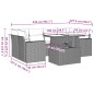 vidaXL 7-tlg. Garten-Sofagarnitur mit Kissen Schwarz Poly Rattan vidaXL 7-tlg. Garten-Sofagarnitur mit Kissen Schwarz Poly Rattan