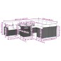 vidaXL 10-tlg. Garten-Sofagarnitur mit Kissen Schwarz Poly Rattan vidaXL 10-tlg. Garten-Sofagarnitur mit Kissen Schwarz Poly Rattan