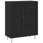Highboard Schwarz 69,5x34x180 cm Holzwerkstoff Highboard Schwarz 69,5x34x180 cm Holzwerkstoff