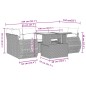vidaXL 7-tlg. Garten-Sofagarnitur mit Kissen Schwarz Poly Rattan vidaXL 7-tlg. Garten-Sofagarnitur mit Kissen Schwarz Poly Rattan