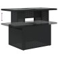 vidaXL 5-tlg. Garten-Sofagarnitur mit Kissen Schwarz Poly Rattan vidaXL 5-tlg. Garten-Sofagarnitur mit Kissen Schwarz Poly Rattan