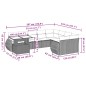 vidaXL 10-tlg. Garten-Sofagarnitur mit Kissen Schwarz Poly Rattan vidaXL 10-tlg. Garten-Sofagarnitur mit Kissen Schwarz Poly Rattan