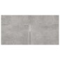 Badmöbel-Set Betongrau Holzwerkstoff Badmöbel-Set Betongrau Holzwerkstoff