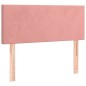 vidaXL Boxspringbett mit Matratze Rosa 80x200 cm Samt vidaXL Boxspringbett mit Matratze Rosa 80x200 cm Samt