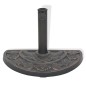 vidaXL Sonnenschirmständer Harz Halbrund Bronze 9 kg vidaXL Sonnenschirmständer Harz Halbrund Bronze 9 kg