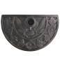 vidaXL Sonnenschirmständer Harz Halbrund Bronze 9 kg vidaXL Sonnenschirmständer Harz Halbrund Bronze 9 kg
