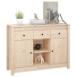 vidaXL Sideboard 100x35x74,5 cm Massivholz Kiefer vidaXL Sideboard 100x35x74,5 cm Massivholz Kiefer