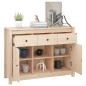 vidaXL Sideboard 100x35x74,5 cm Massivholz Kiefer vidaXL Sideboard 100x35x74,5 cm Massivholz Kiefer