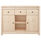 vidaXL Sideboard 100x35x74,5 cm Massivholz Kiefer vidaXL Sideboard 100x35x74,5 cm Massivholz Kiefer