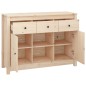 vidaXL Sideboard 100x35x74,5 cm Massivholz Kiefer vidaXL Sideboard 100x35x74,5 cm Massivholz Kiefer