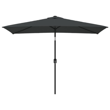 vidaXL Sonnenschirm mit Metall-Mast 300 x 200 cm Anthrazit