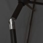 vidaXL Sonnenschirm mit Metall-Mast 300 x 200 cm Anthrazit vidaXL Sonnenschirm mit Metall-Mast 300 x 200 cm Anthrazit