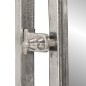 vidaXL Wandgarderobe mit Kleiderhaken Aluminium vidaXL Wandgarderobe mit Kleiderhaken Aluminium