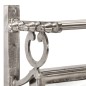 vidaXL Wandgarderobe mit Kleiderhaken Aluminium vidaXL Wandgarderobe mit Kleiderhaken Aluminium