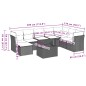 vidaXL 9-tlg. Garten-Sofagarnitur mit Kissen Schwarz Poly Rattan vidaXL 9-tlg. Garten-Sofagarnitur mit Kissen Schwarz Poly Rattan