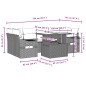 vidaXL 7-tlg. Garten-Sofagarnitur mit Kissen Schwarz Poly Rattan vidaXL 7-tlg. Garten-Sofagarnitur mit Kissen Schwarz Poly Rattan